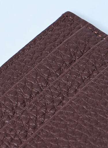 LN-CC® - Prada: Logo Plaque Cardholder - Brown Prada Logo Plaque Cardholder Brown pra0161021