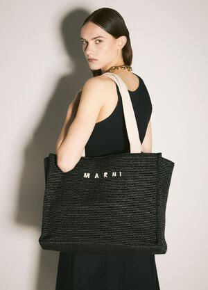 LN-CC® - Marni: Large Tote Bag - Black Marni Large Tote Bag Black mni0259027