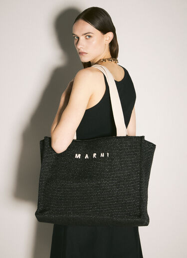 LN-CC® - Marni: Large Tote Bag - Black Marni Large Tote Bag Black mni0259027