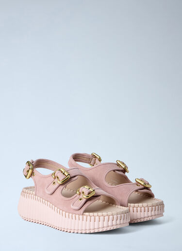Chloé Nama Sandal Pink chl0263071