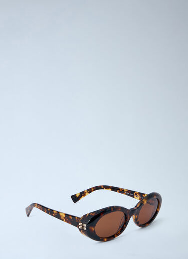 LN-CC® - Miu Miu: B09S Sunglasses - Brown Miu Miu B09S Sunglasses Brown lmu0364005
