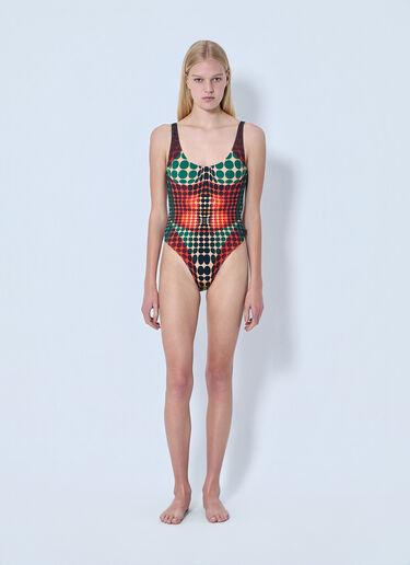 LN-CC® - Jean Paul Gaultier: 再版 The Brown Dots 游泳衣 - 棕色 Jean Paul Gaultier 再版 The Brown Dots 游泳衣 棕色 jpg0264015