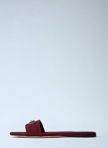 Gucci 马衔扣拖鞋  红色 guc0261061