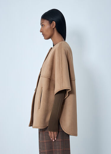 Max Mara ザザポンチョジャケット キャメル max0262030
