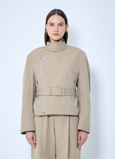 LN-CC® - Bottega Veneta: Compact Cotton Blouson - Beige Bottega Veneta Compact Cotton Blouson Beige bov0259011