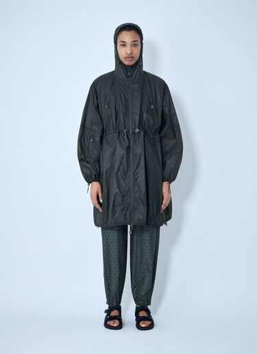 The North Face x Cecilie Bahnsen 기술적 원단의 후드 파카 녹색 tnc0264002