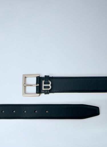 LN-CC® - Balenciaga: Hourglass Belt - Black Balenciaga Hourglass Belt Black bal0164024