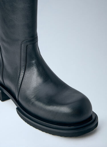 LN-CC® - Rick Owens: Creeper Gabe Boots - Black Rick Owens Creeper Gabe Boots Black ric0163039
