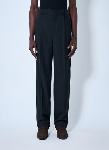 LN-CC® - Saint Laurent: Tuxedo High Rise Pants - Black Saint Laurent Tuxedo High Rise Pants Black sla0159009