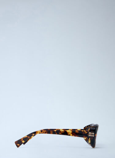 LN-CC® - Miu Miu: B09S Sunglasses - Brown Miu Miu B09S Sunglasses Brown lmu0364005