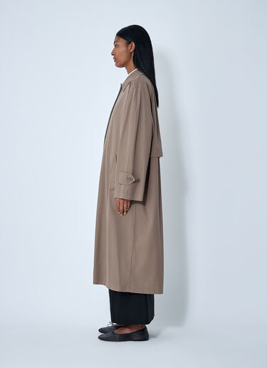 LN-CC® - The Row: Rocco Coat - Brown The Row Rocco Coat Brown row0261010