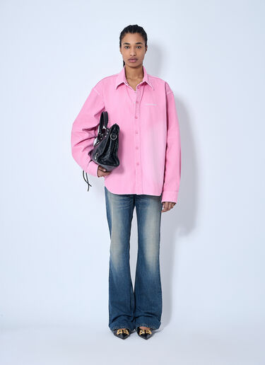 LN-CC® - Balenciaga: Button-Down Shirt - Pink Balenciaga Button-Down Shirt Pink bal0259067