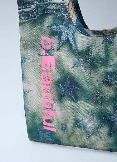 b.Eautiful Star Denim Reusable Mini Bag Blue bea0164030