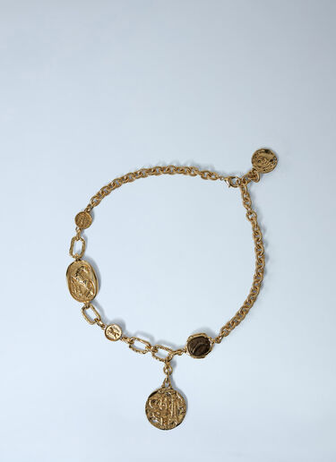 LN-CC® - Chloé: Medals Choker Necklace - Gold Chloé Medals Choker Necklace Gold chl0263109