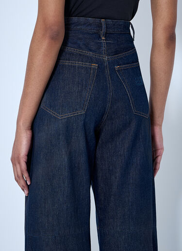 MM6 Maison Margiela 宽腿牛仔裤 蓝色 mmm0264055
