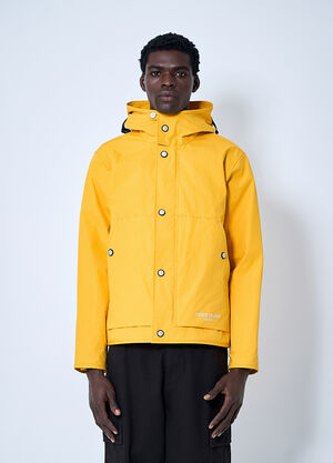 LN-CC® - Stone Island: Short Marina Parka Jacket - Yellow Stone Island Short Marina Parka Jacket Yellow sto0160026