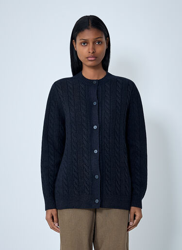 LN-CC® - The Row: Loneke Cardigan - Navy The Row Loneke Cardigan Navy row0262017
