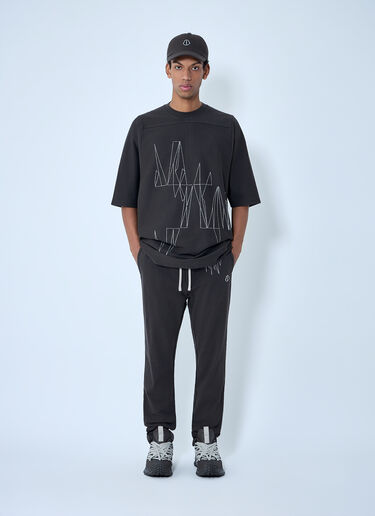 LN-CC® - Moncler + Rick Owens: Elasticated Waist Drawstring Pants - Grey Moncler + Rick Owens Elasticated Waist Drawstring Pants Grey mcs0363020
