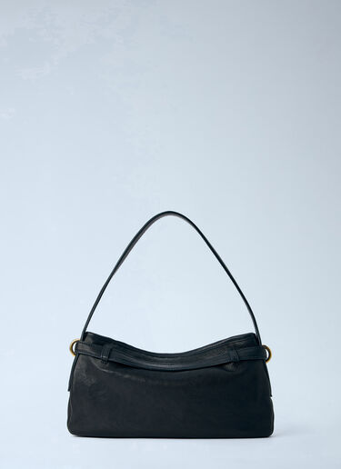 Miu Miu Adventure Nappa Leather Shoulder Bag Black miu0264202