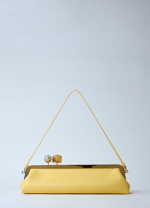 LN-CC® - Jacquemus: La Pochette Salon Shoulder Bag - Yellow Jacquemus La Pochette Salon Shoulder Bag Yellow jac0260022