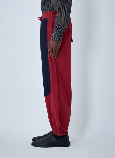LN-CC® - Vivienne Westwood: Contrast Panel Joggers - Red Vivienne Westwood Contrast Panel Joggers Red vvw0164013
