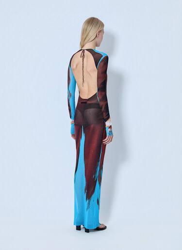 LN-CC® - Jean Paul Gaultier: Re-Edition La Robe Tennis Costume Long Dress - Brown Jean Paul Gaultier Re-Edition La Robe Tennis Costume Long Dress Brown jpg0264009