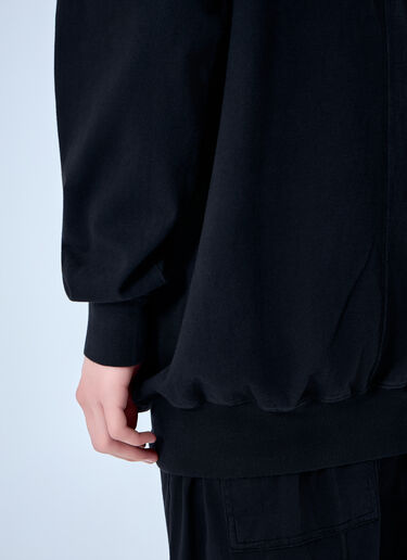 Rick Owens DRKSHDW Drawstring Hooded Sweatshirt Black drk0164021