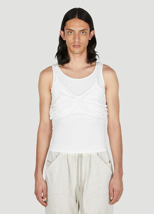 Mainline:RUS/Fr.CA/DE Draped Tank Top White mai0352003