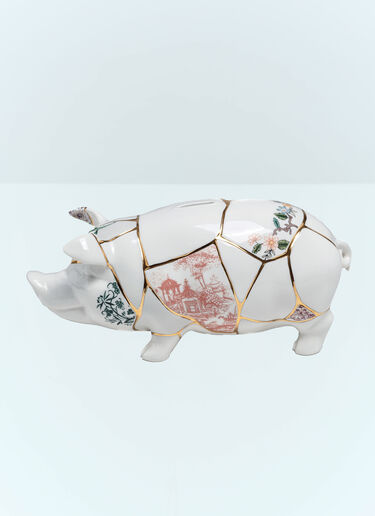LN-CC® - Seletti: Kintsugi Piggy Bank - White Seletti Kintsugi Piggy Bank White wps0691654
