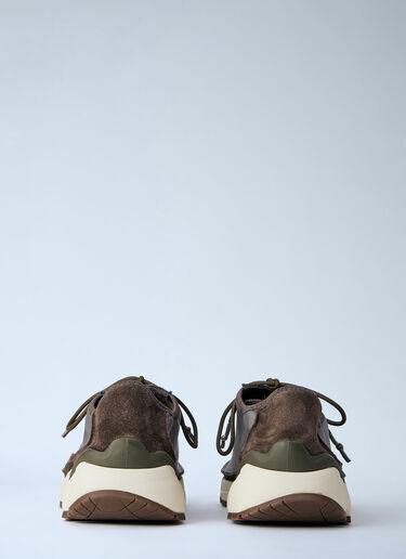 LN-CC® - Our Legacy: Klove Panelled Sneakers - Brown Our Legacy Klove Panelled Sneakers Brown our0164045