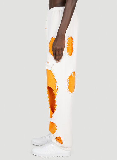 LN-CC® - Liberal Youth Ministry: Distressed Track Pants - White Liberal Youth Ministry Distressed Track Pants White lym0152002