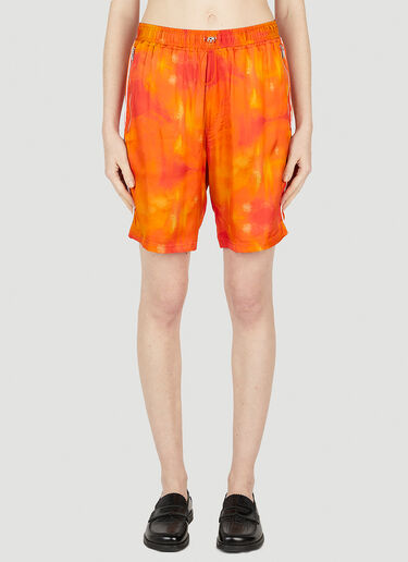 LN-CC® - Ahluwalia: Bassar Running Shorts - Orange Ahluwalia Bassar Running Shorts Orange ahl0352002