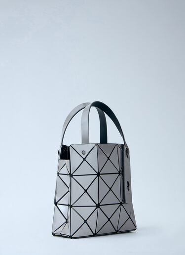 LN-CC® - Bao Bao Issey Miyake: Mini Carat Handbag - Grey Bao Bao Issey Miyake Mini Carat Handbag Grey bao0364012