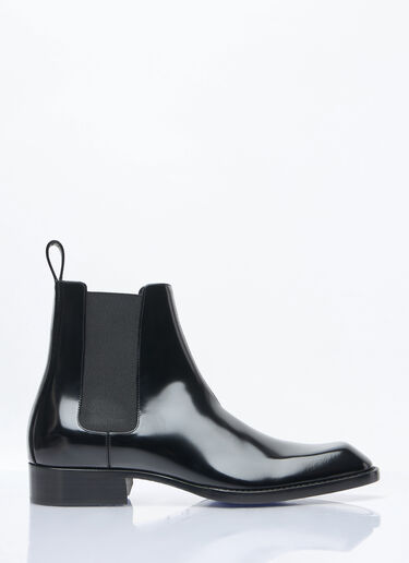 LN-CC® - Saint Laurent: Vadim Chelsea Boots - Black Saint Laurent Vadim Chelsea Boots Black sla0158014