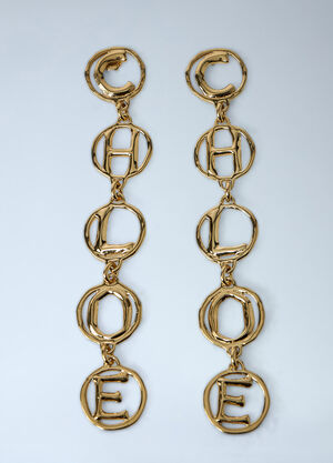 Chloé 脚本耳环 金色 chl0263106