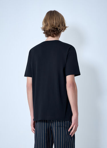 Dries Van Noten 棉质平纹针织T恤 黑色 dvn0163019