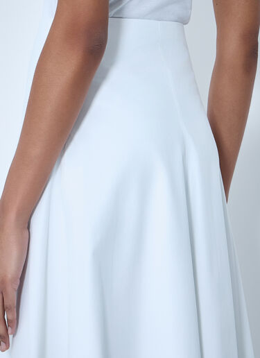 Jacquemus A-line Midi Skirt White jac0264015