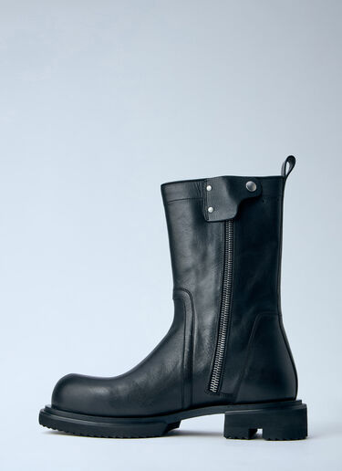 LN-CC® - Rick Owens: Creeper Gabe Boots - Black Rick Owens Creeper Gabe Boots Black ric0163039