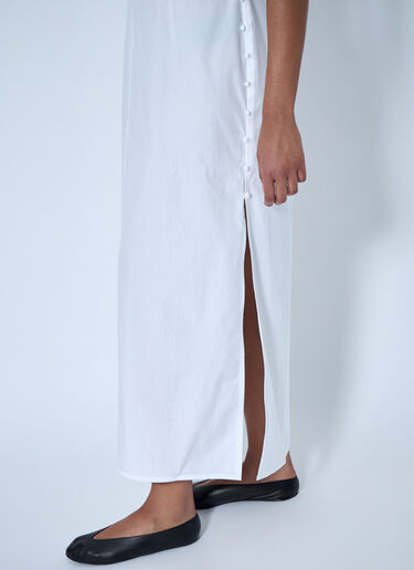 The Row Kalmia Maxi Dress White row0265014