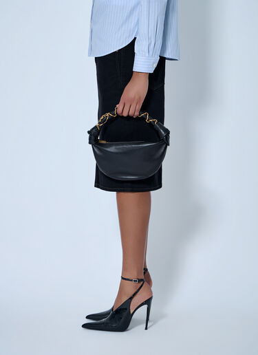 LN-CC® - Saint Laurent: Mini Amalia Shoulder Bag - Black Saint Laurent Mini Amalia Shoulder Bag Black sla0263065