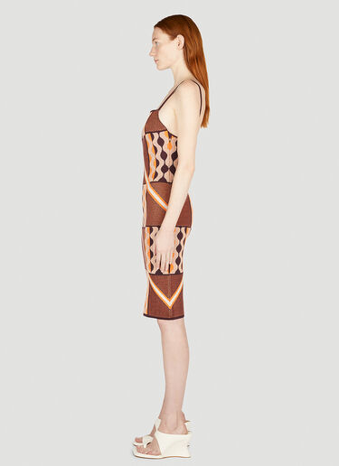 LN-CC® - Ahluwalia: Tafii Dress - Orange Ahluwalia Tafii Dress Orange ahl0252004
