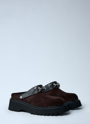 LN-CC® - Gucci: Horsebit Mules - Black Gucci Horsebit Mules Black guc0261069