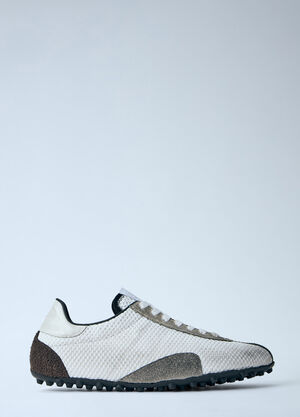 LN-CC® - Maison Margiela: Spinter Low Sneakers - White Maison Margiela Spinter Low Sneakers White mla0164109