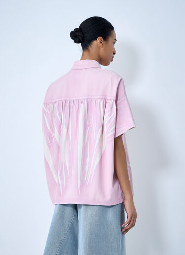 Marni Cotton Poplin Button-Down Shirt Pink mni0263001