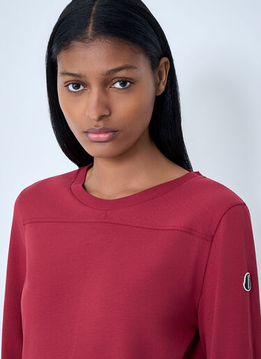LN-CC® - Moncler + Rick Owens: Girders T-Shirt - Red Moncler + Rick Owens Girders T-Shirt Red mcs0363016