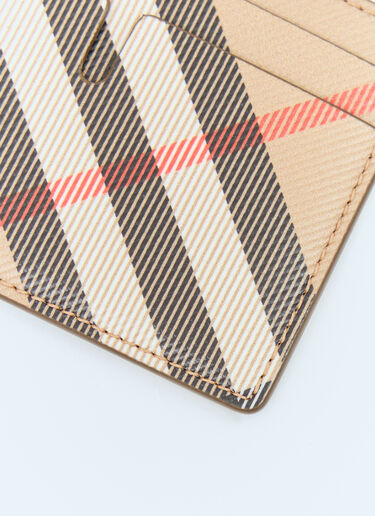 LN-CC® - Burberry: Check Cardholder - Beige Burberry Check Cardholder Beige bur0157047