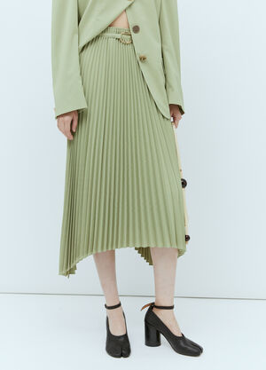 Rejina Pyo Dilan Pleated Skirt Green rej0253007