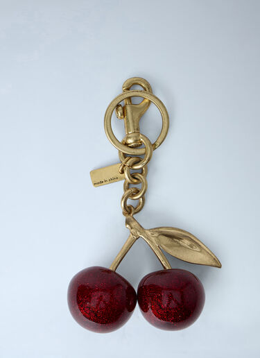 LN-CC® - Coach: Cherry Charm Keyring - Gold Coach Cherry Charm Keyring Gold coa0263029
