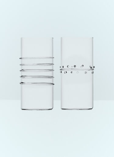 LN-CC® - Ichendorf Milano: Set Of Six Decò Tall Glasses - Clear Ichendorf Milano Set Of Six Decò Tall Glasses Clear wps0691355