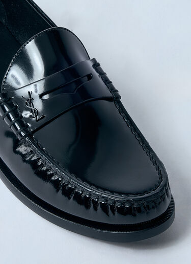 LN-CC® - Saint Laurent: Le Loafer 15 - Black Saint Laurent Le Loafer 15 Black sla0259042